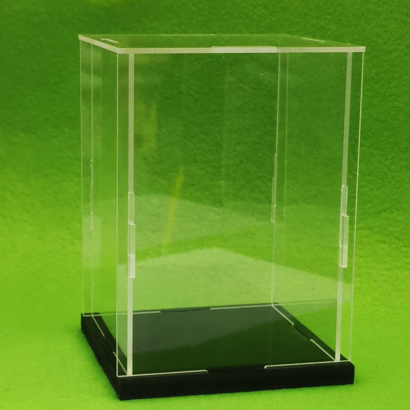 魏美人高透明展示盒亚克力模型盒子定制黏土玩具收纳盒子防尘展示罩高