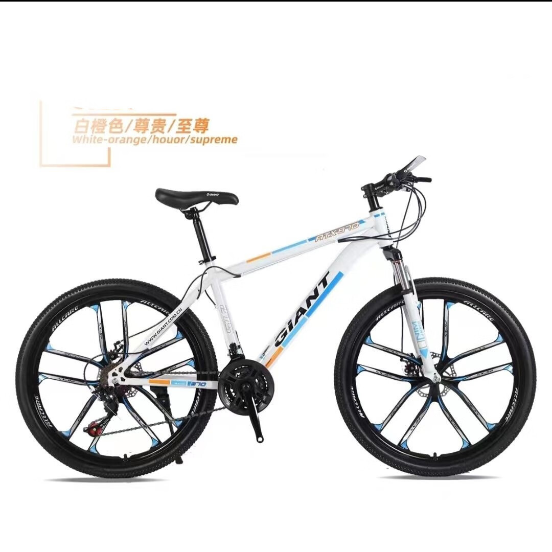 三刀轮自行车山地自行车三刀轮单车男女自行车成年人双碟刹一体轮单车