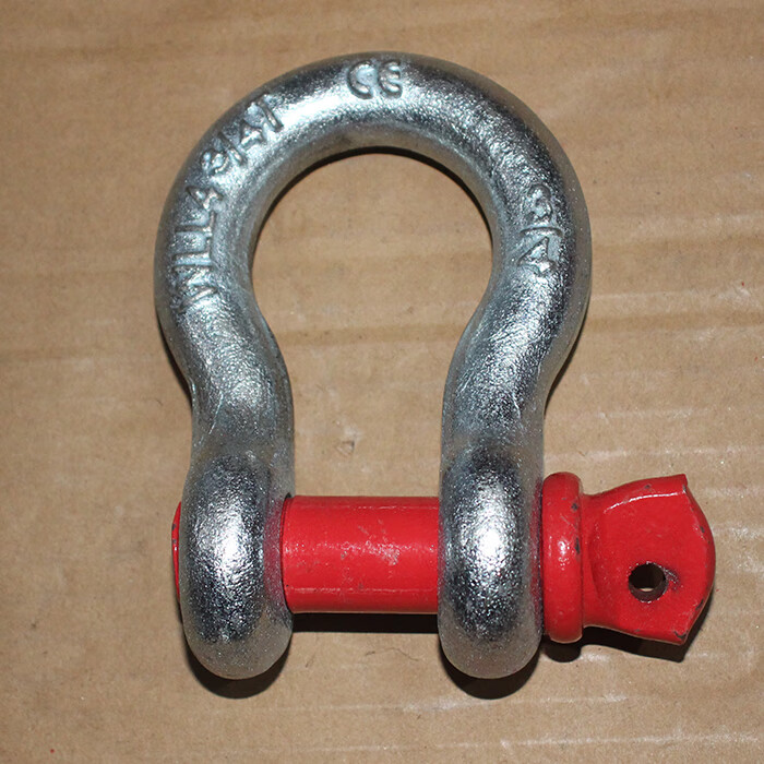 广东精品g209弓形美式卸扣吊装合金钢锁扣d型卡口马蹄吊环钢丝绳 12吨