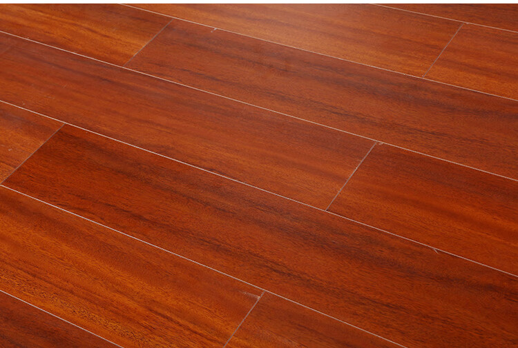 皇浩裕深咖色自然松木三层多层实木复合地板家用地暖金刚板直销环保