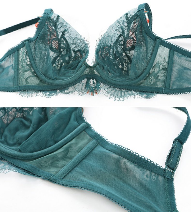 la clover兰卡文传奇系列3/4薄型文胸lc13ln1 花灰色 80b【图片 价格