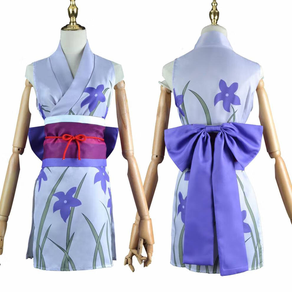 海贼王鬼岛篇暗纹罗宾和服cos服 二次元动漫妮可罗宾cosplay服装 罗宾