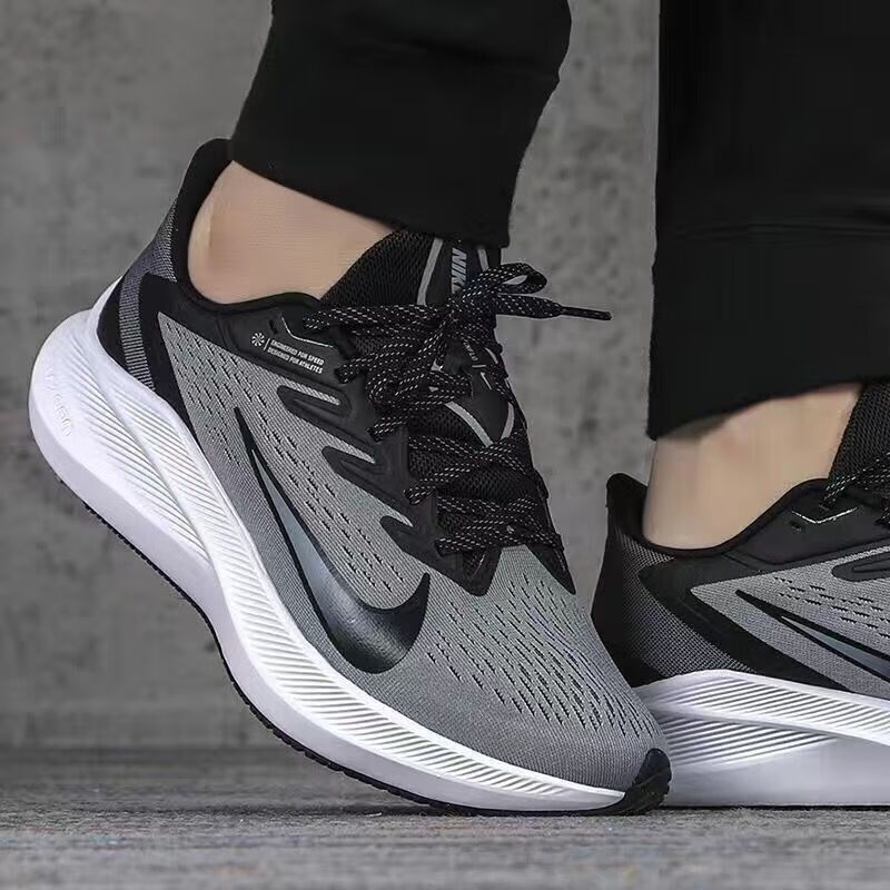 nike耐克耐quest克男鞋登月w7跑步鞋网面透气运动鞋轻便减震休闲鞋