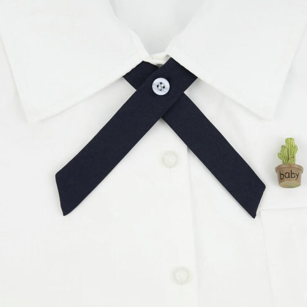 领结女十字交叉酒红黑色领结校服领结领花男式女生学生衬衫蝴蝶结十字