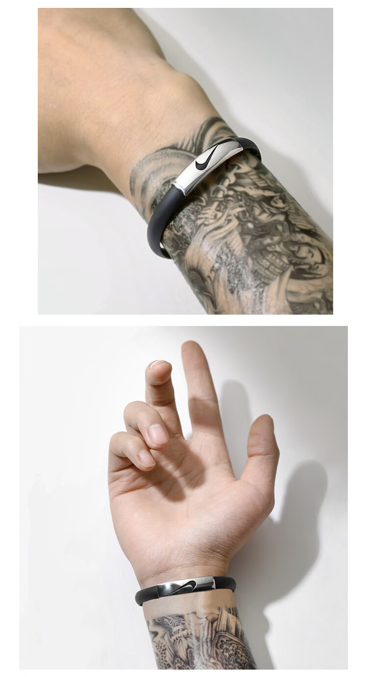 《运动篮球手环男科比库里球星耐克nike手链手镯情侣一对限量版细款