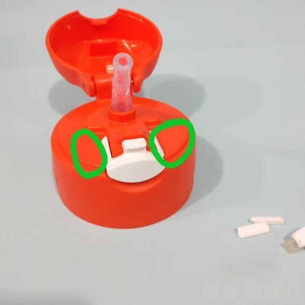 舒游适配膳魔师儿童吸管保温杯ffgffifhlfeqfhi杯盖按钮珊瑚红杯盖