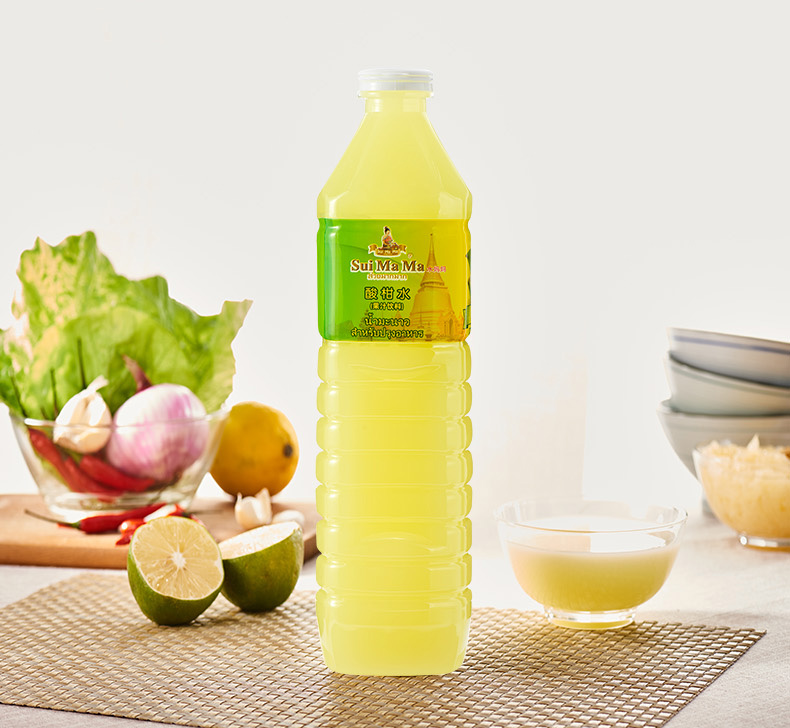 泰国原装 水妈妈柠檬汁酸柑水1l 进口调味品泰国料理兑饮料鸡尾酒
