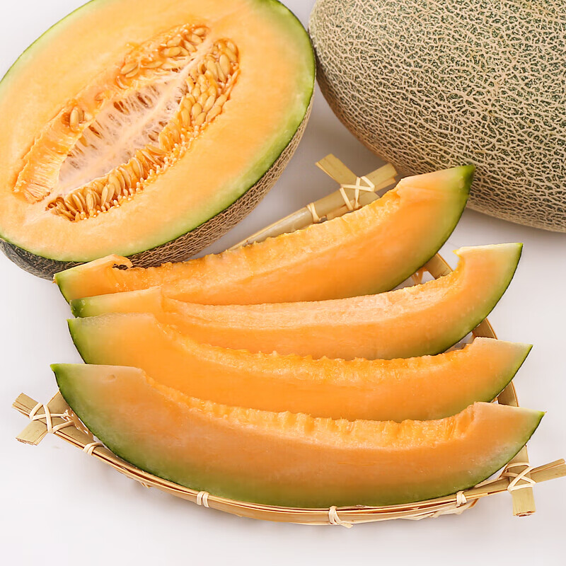 京鲜配送哈密瓜新鲜水果热带水果蜜瓜网纹甜瓜香妃晓蜜5斤