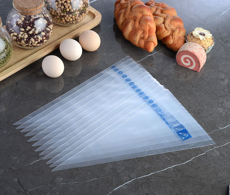 梵蒂威仕加厚防爆pe复合裱花袋奶油蛋糕曲奇饼干溶豆挤花三角袋100个 