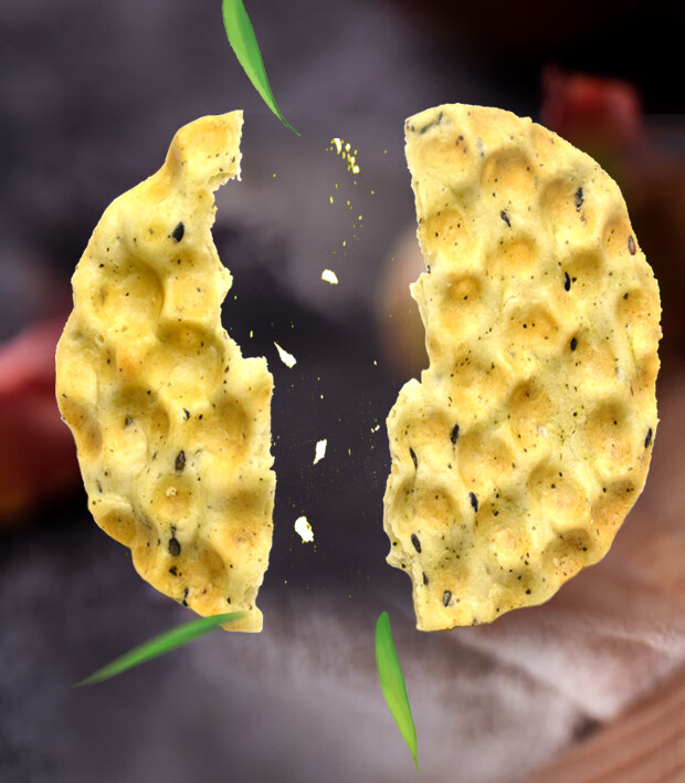 【京选好特产】仙喜辣木茯茶点陕西特产小石头饼干石头馍石子饼茶点