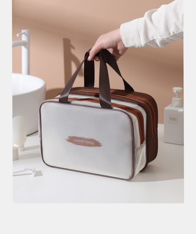 好用的干湿分离洗漱包旅行收纳手提防水洗浴兜浴包女洗澡袋便携化妆