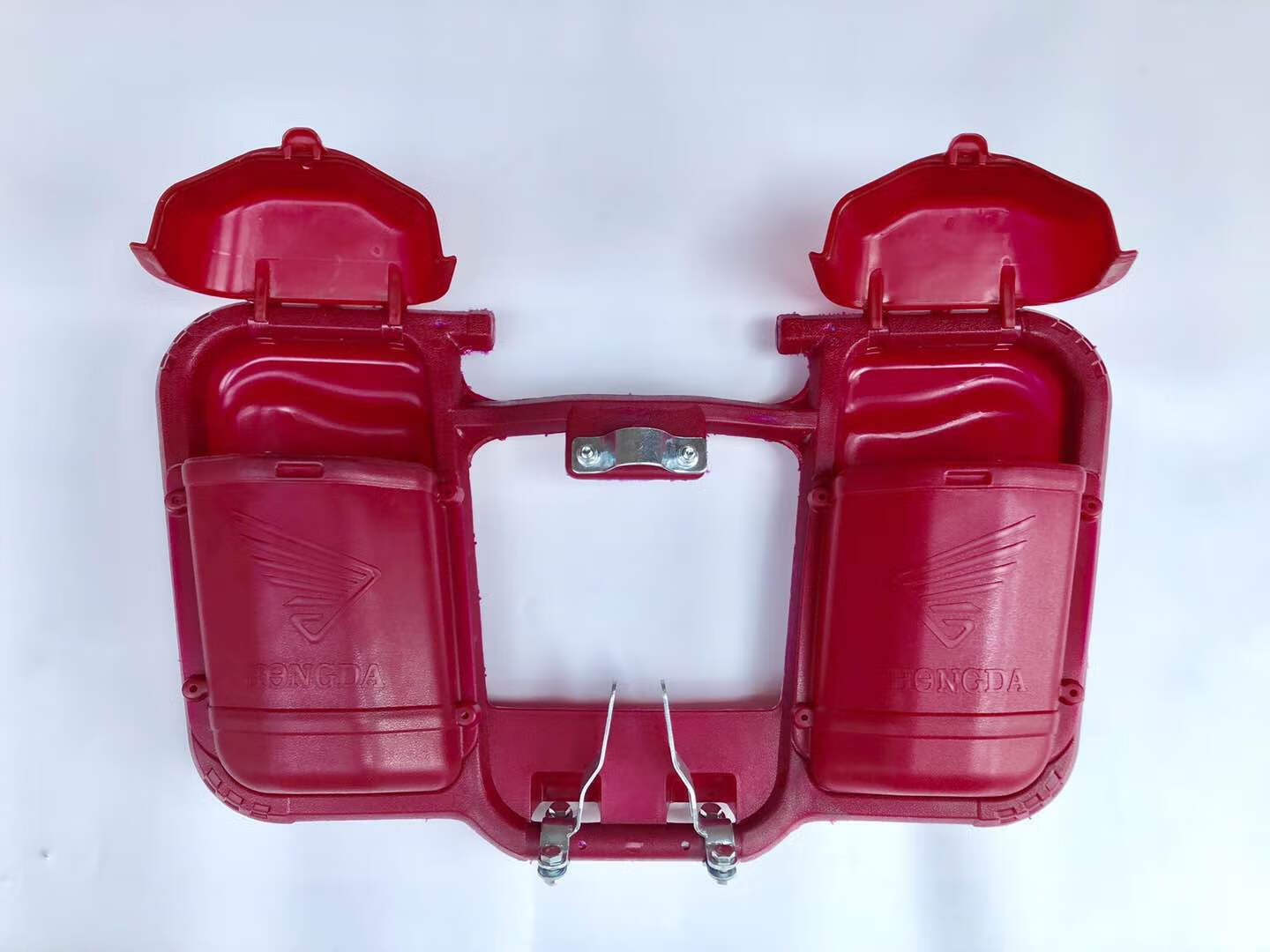 2020新款摩托车保险杠储物箱电动车工具箱摩托车保险杠摩托车护杠置物