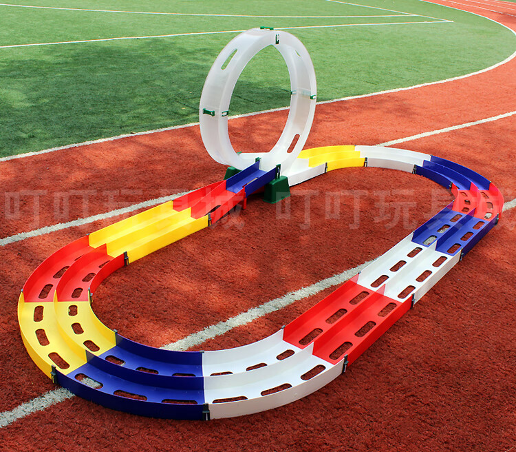 四驱兄弟四驱车跑道家庭用四驱车轨道单双轨立交比赛赛道男孩玩具单轨