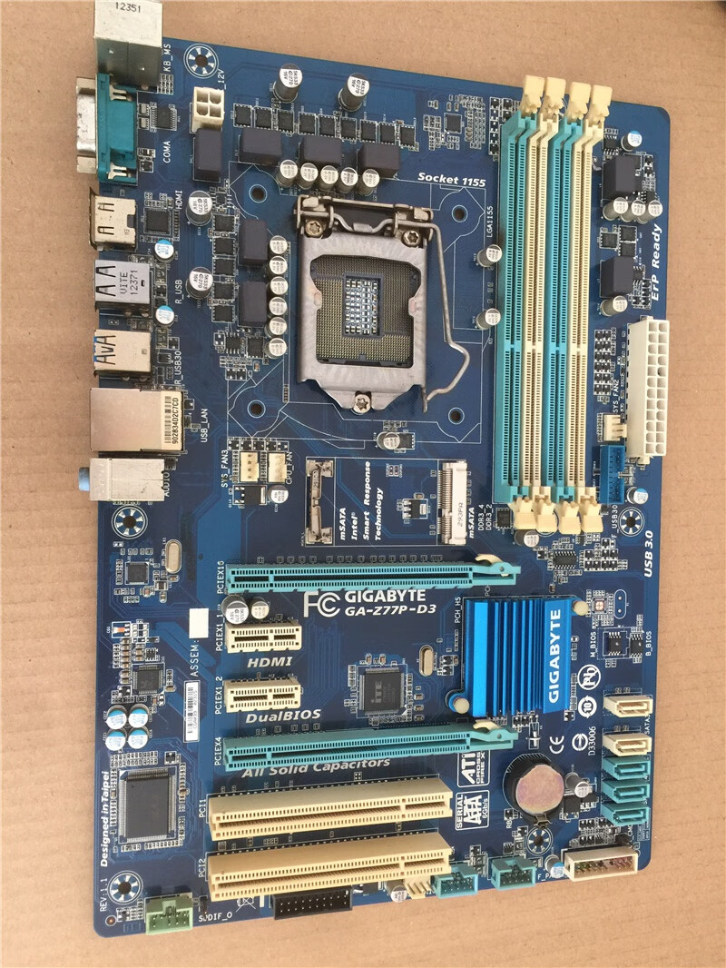 gigabyte/技嘉 ga-z77p-d3 lga1155针主板z77大板全固态台式主板原装