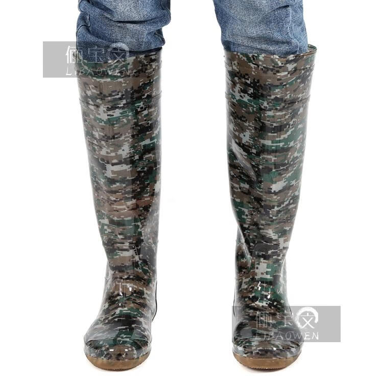 65筒靴农用插秧鞋靴男士软底水田鞋袜捕鱼鞋女款农田下水鞋雨鞋268