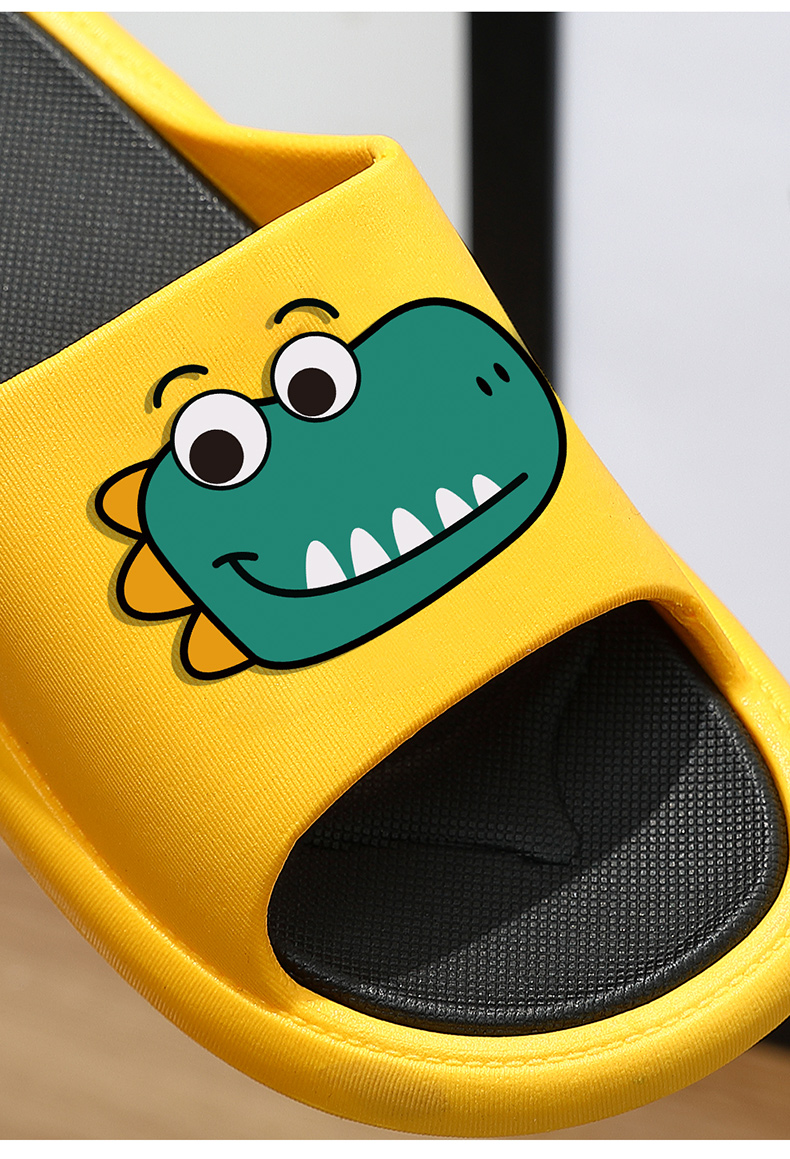 亲子拖鞋一家三口儿童拖鞋夏季男童室内家居中大童洗澡防滑小女孩卡通