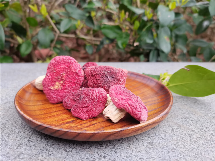 5折精选武夷山红菇野生食用菌红蘑菇小朵菇蕾福建土特产干货250g