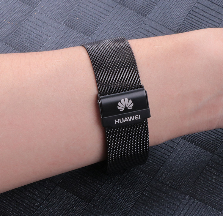 适配适用华为gt2表带watch3pro米兰gt2e手表带gt2pro精钢金属表链米兰