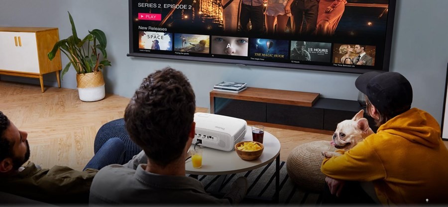 明基(benq)rk9000家用投影机无线4k家庭影院(4k分辨率 3200流明) 上门