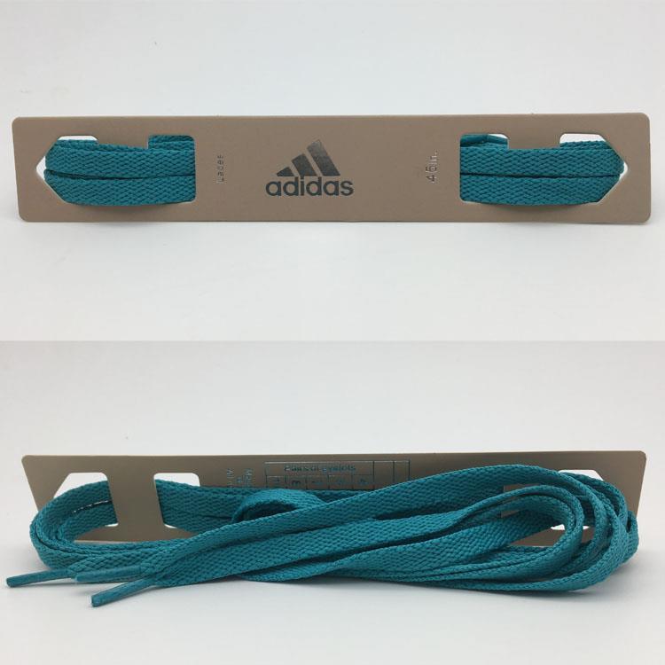 支持国货李宁阿迪达斯适配三叶草8mm扁鞋带原装品质男女金标绿尾黑白