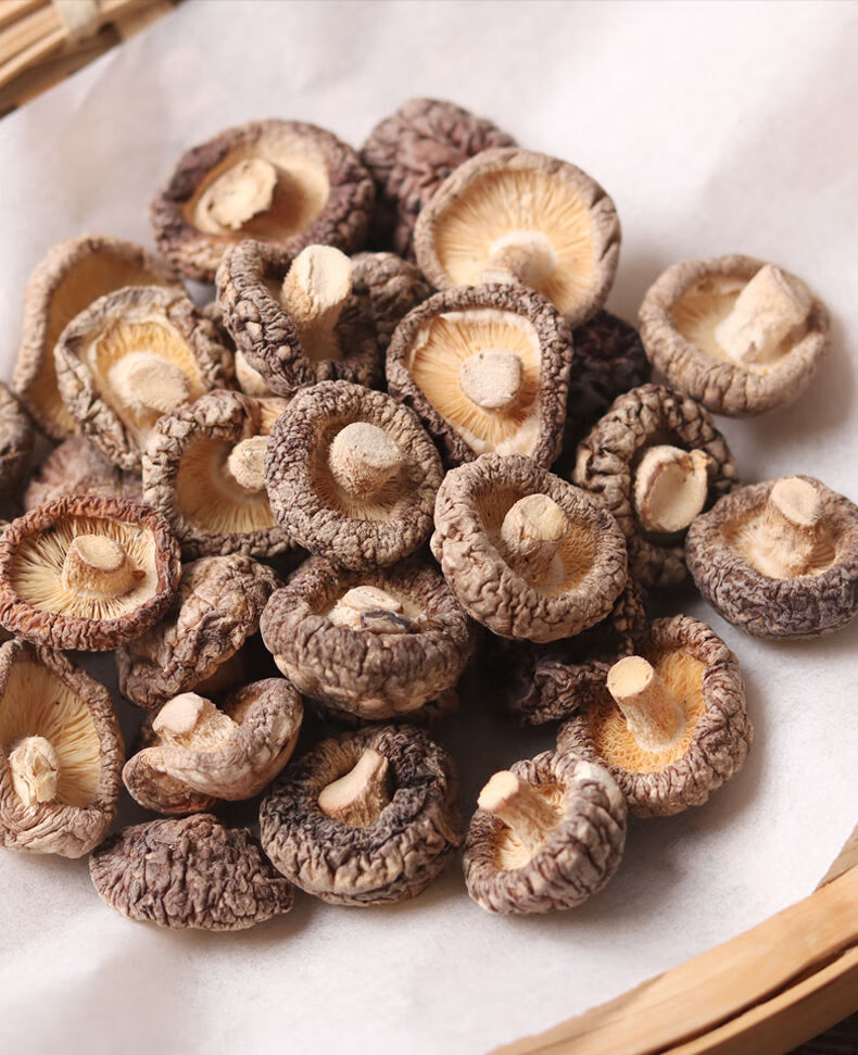 干香菇干货珍珠菇冬菇花菇金钱菇菌菇蘑菇椴木小香菇煲汤食材34厘米