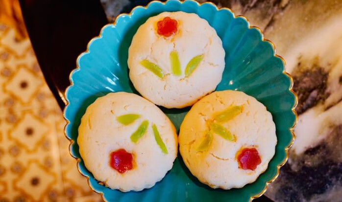 北京富华斋饽饽铺宫廷糕点孙尼额芬白糕绵软满族牛奶点心 孙泥额芬