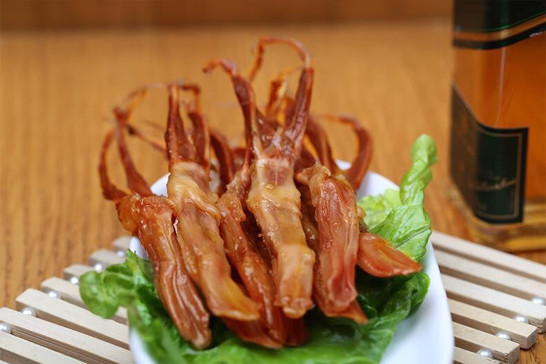 生鸭舌500g大号酱鸭舌头店冷盘温州鸭舌初旭尖嘴爽康牌初旭生鸭舌500g