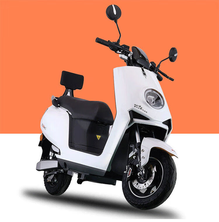 车60v男女电动摩托车 白色-工厂直发 首推里程版72v32a大电池【图片