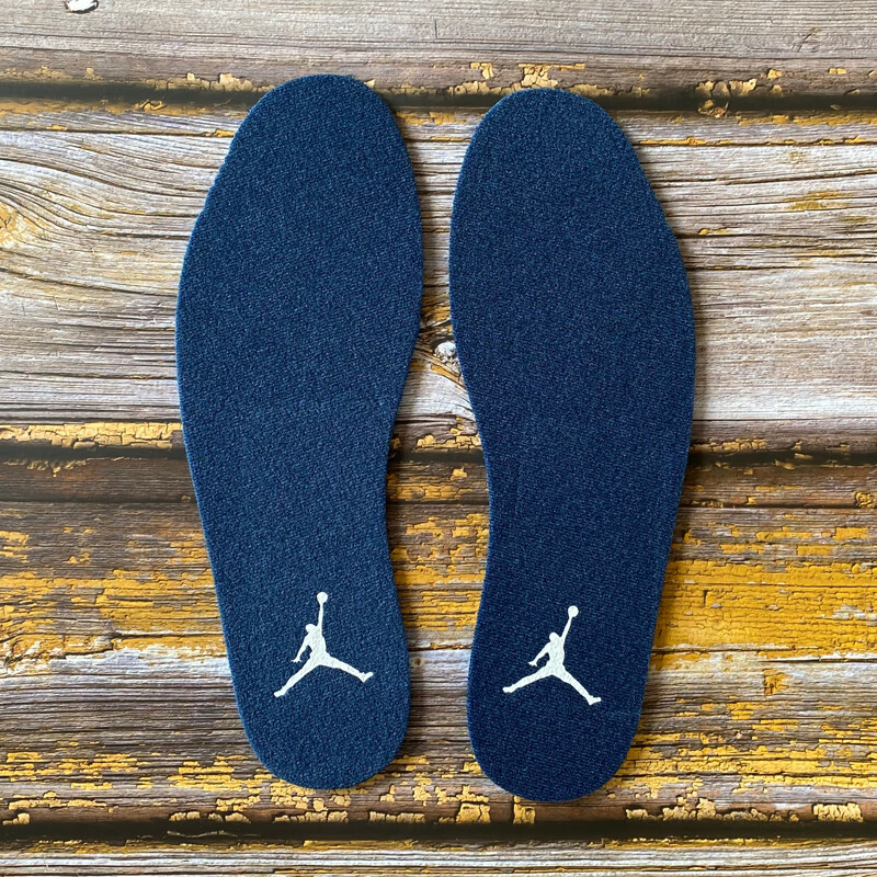 适配 乔丹aj4 6 11鞋垫男原装吸汗防臭透气运动减震女蓝球34 白色一双