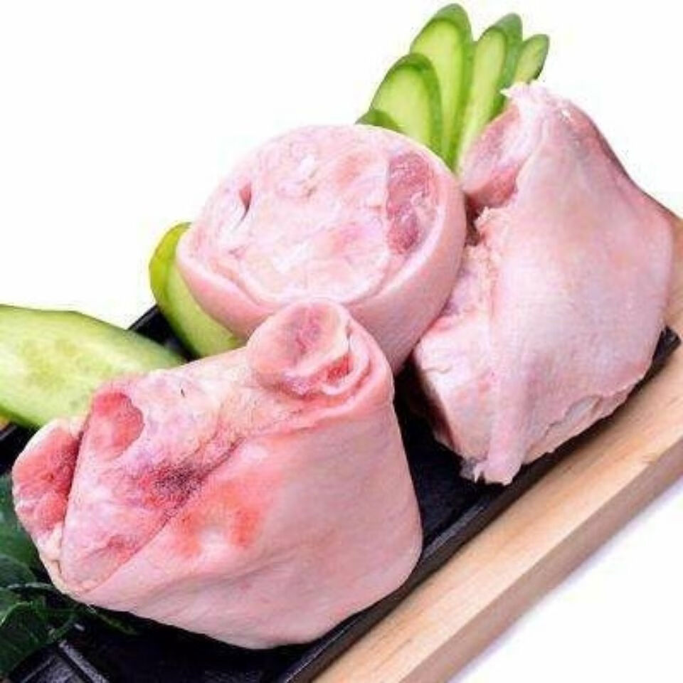 新鲜猪脚圈4斤猪肘圈猪蹄猪肉猪手红烧煲汤家庭装 1950g【图片 价格