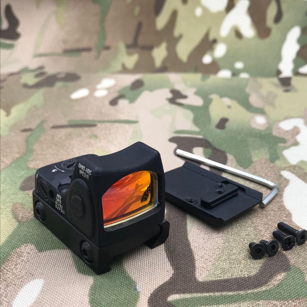 战术户外胶合rmr 尼龙加纤维 红点瞄准镜 忽必烈p1 3dg 瞄瞄准 rmr带