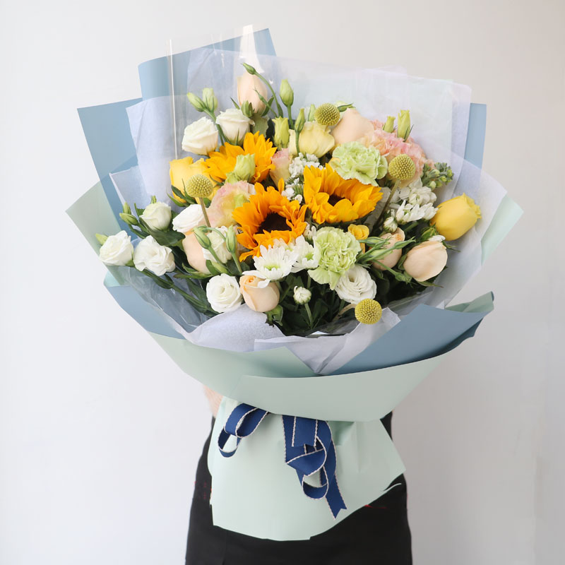 向日葵鲜花太阳花同城速递送父亲领导生日花店送花北京上海广州深圳