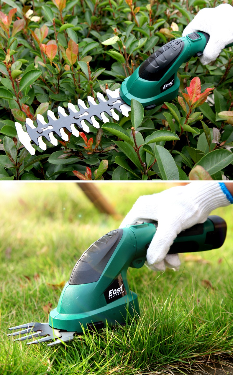 花姬除草机草坪修剪刀小型家用割草多功能电动绿篱剪绿化修树枝剪草机