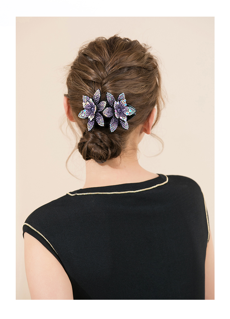 张太太夹子头饰盘头发夹女韩国ins风头发盘发固定神器