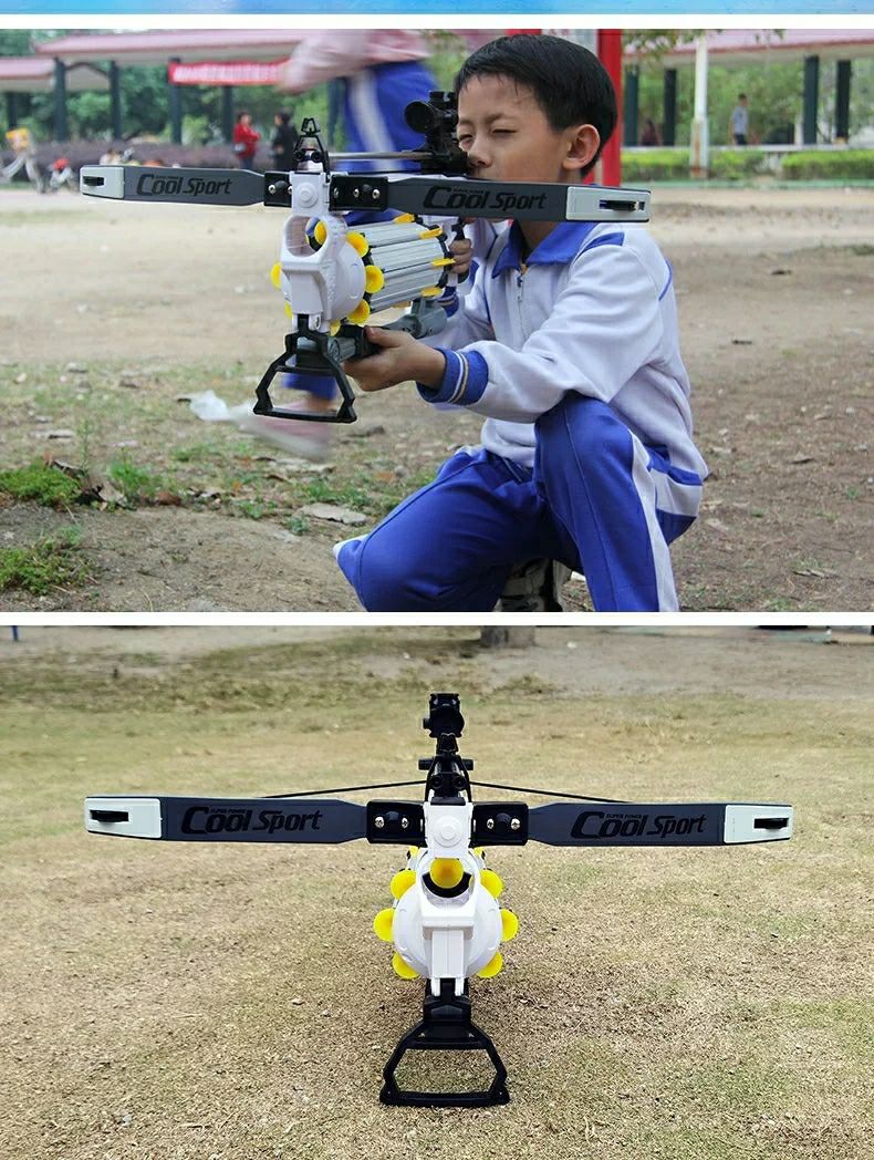 万代驽弓箭成人用十字驽八连发诸葛连弩 儿童玩具大号男孩射箭套装