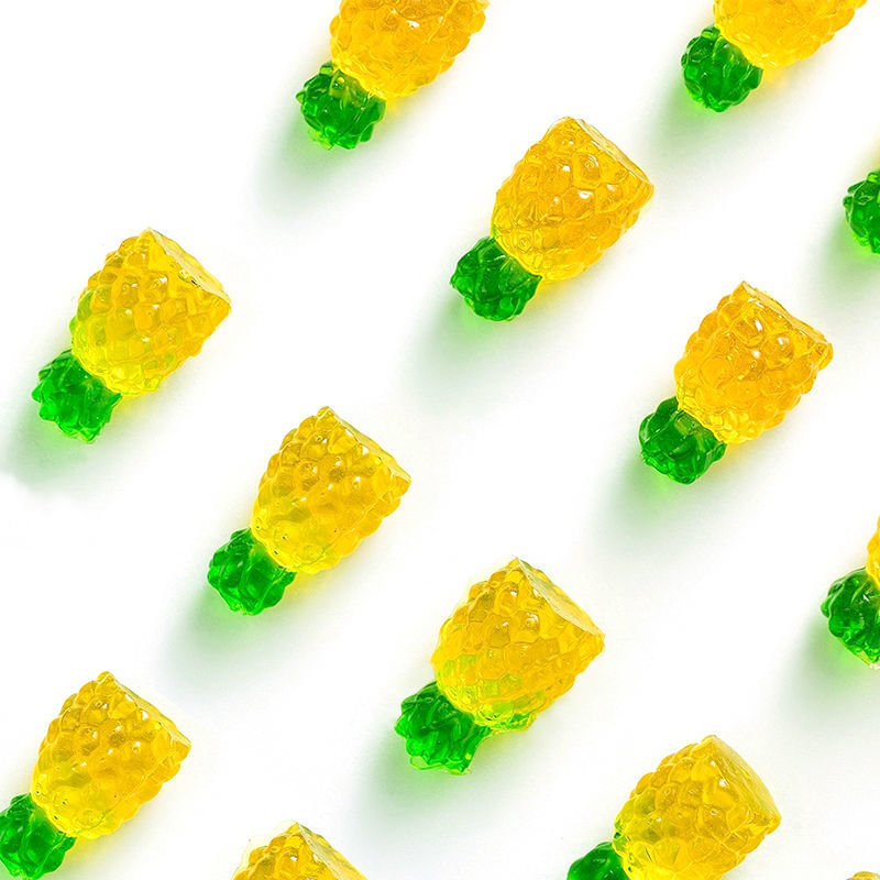 非凡千品3d立体果汁软糖125g袋qq糖水果糖菠萝葡萄软糖零食休闲食品