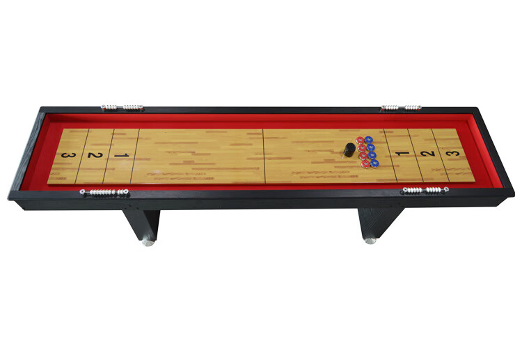 沙壶球桌比赛活动用9尺274米黑色经典沙弧球台比赛用沙狐球桌沙壶球桌