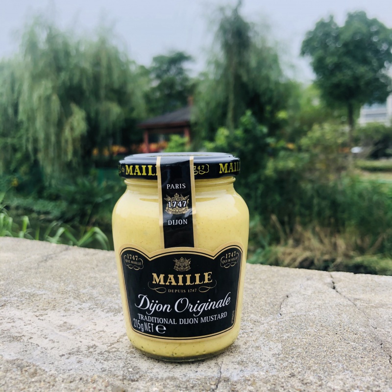 魅雅传统第戎芥末酱215g 粗粒大藏芥末酱 dijon mustard dijon