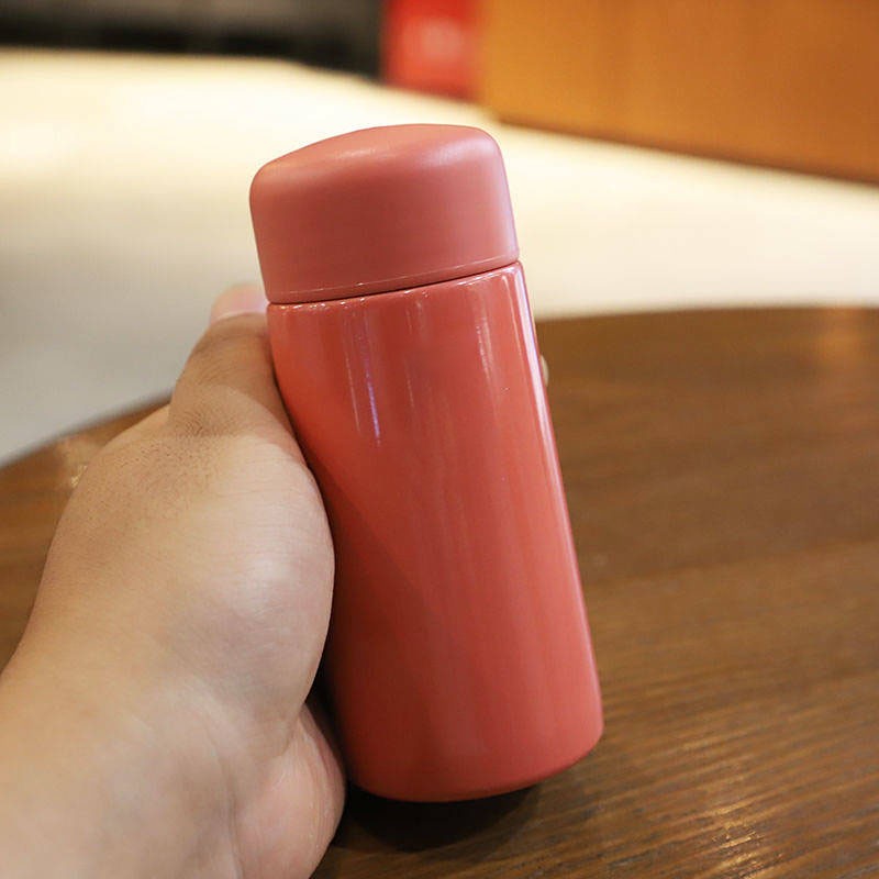 迷你小水杯简约小号小巧保温杯口袋可爱便携超小ins杯子男女150ml西柚