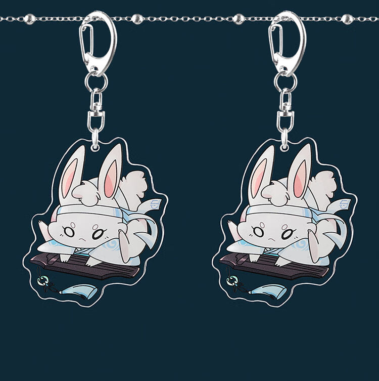 香溪里 魔道祖师书包挂件 汪叽羡羡兔子动漫亚克漫周边包包钥匙 汪叽