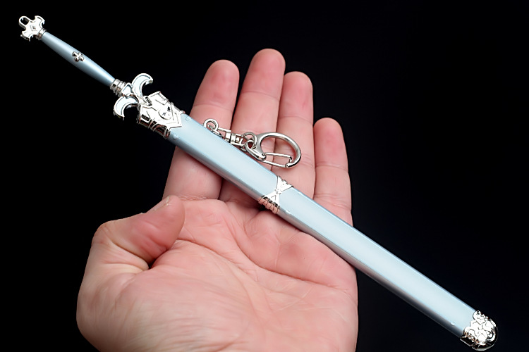 穿越英雄无影ak47战斧沙鹰三件套装合金模型金属玩具套