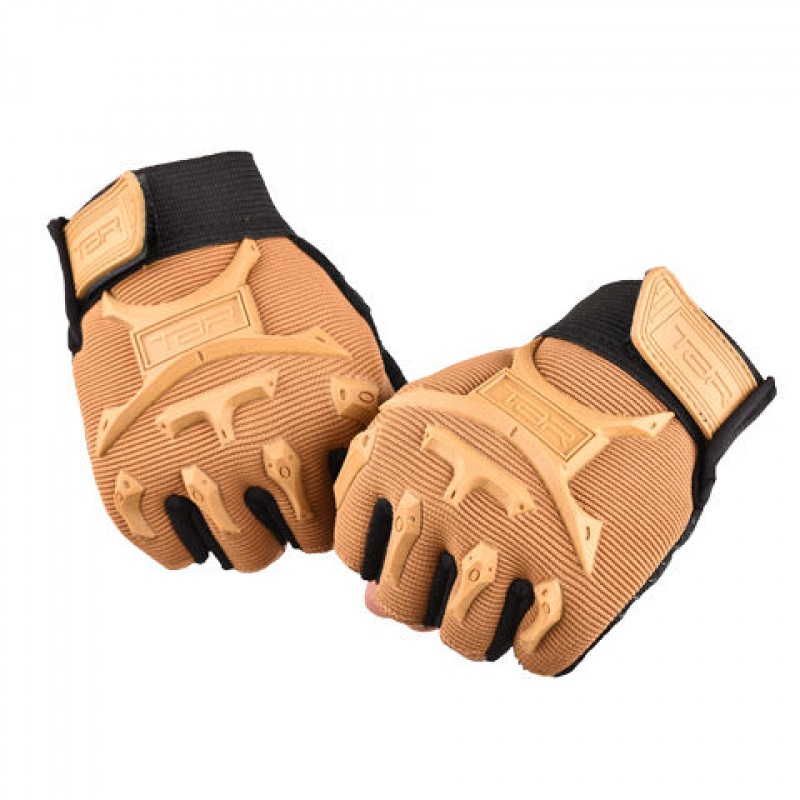 摩托车机车防护手套 战术手套男半指手套作战格斗防割防滑手套秋冬骑