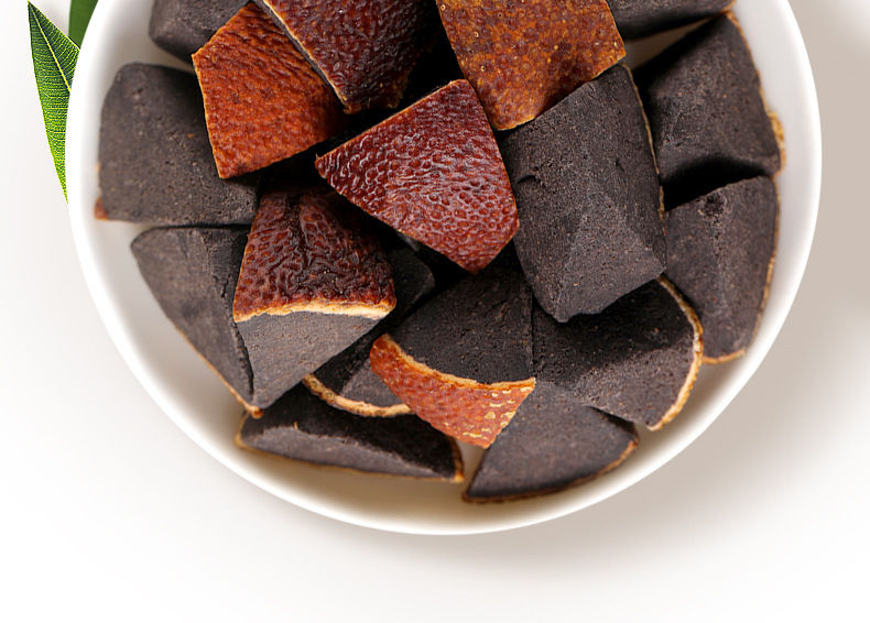 陈皮八仙果八珍果干陈年柚子参甘草片化州陈年八仙果250克实惠装