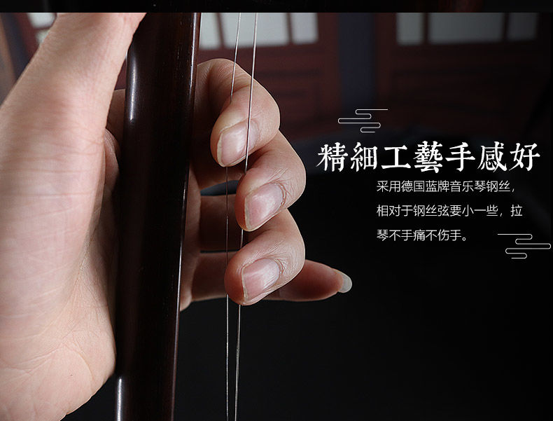 专业二胡弦演奏考级二胡纯银弦德国进口高音质通用内外琴弦银弦1根内2
