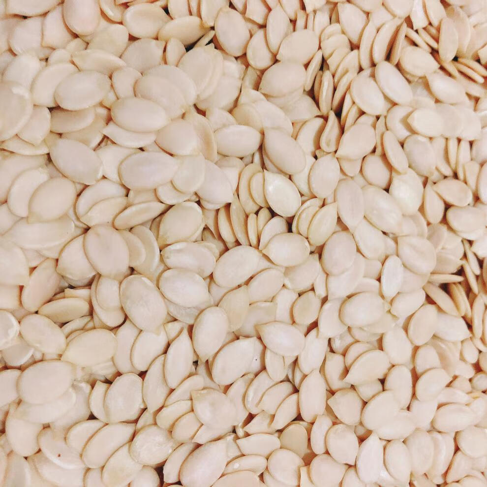 新货无壳西瓜子仁生黑西瓜子仁白仁大片坚果烘焙月饼馅料原料精品大片