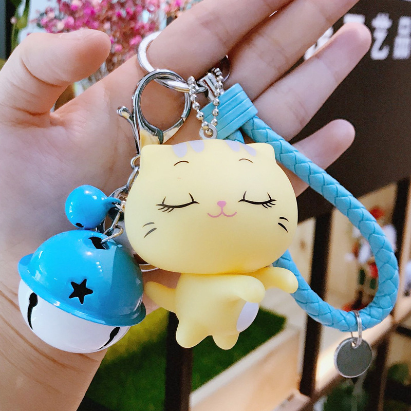 适用于 抖音同款牛奶小猪钥匙扣放在瓶子里的可爱漂流小猪挂件漂浮