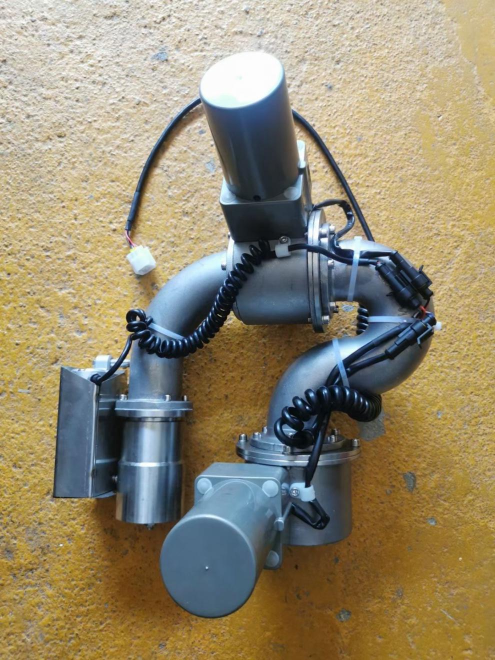 洒水车配件大全同款湖北随州洒水车电动洒水炮不锈钢电子水炮程力洒水