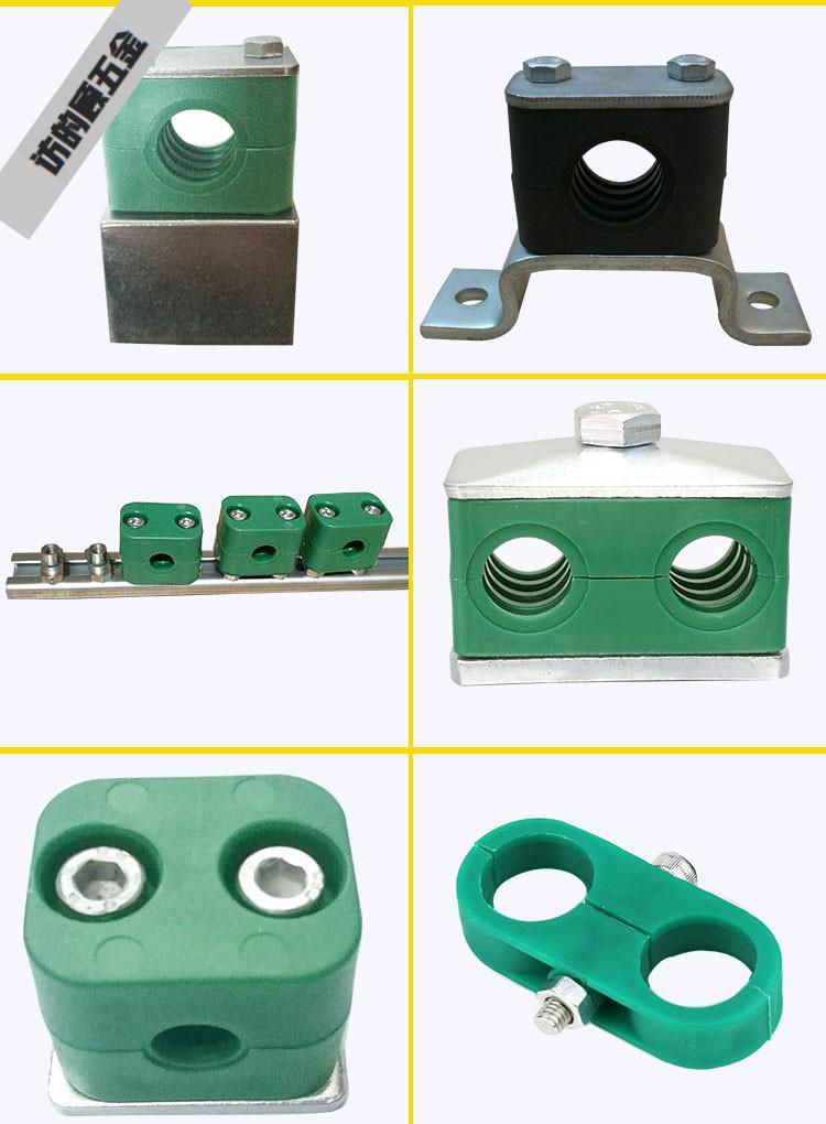 轻型卡扣管夹塑料油管船用液压管卡固定圆管支架钢管夹单电缆抱箍管夹