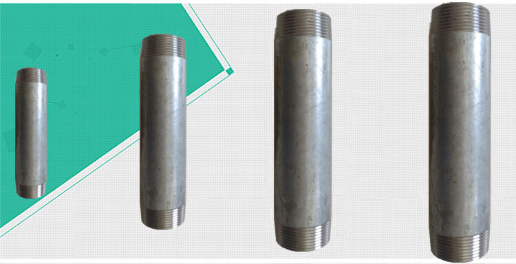 镀锌短管双头丝短节 水管接头 延长管外丝 4分6分1寸dn15202532 dn32