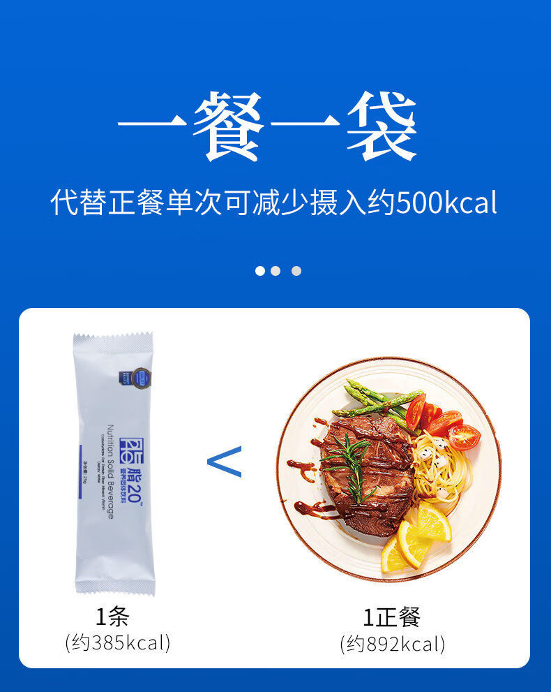 脂20旗舰店官网代餐粉营养固饮料代餐健康饱腹脂20官方店脂20一盒搅拌
